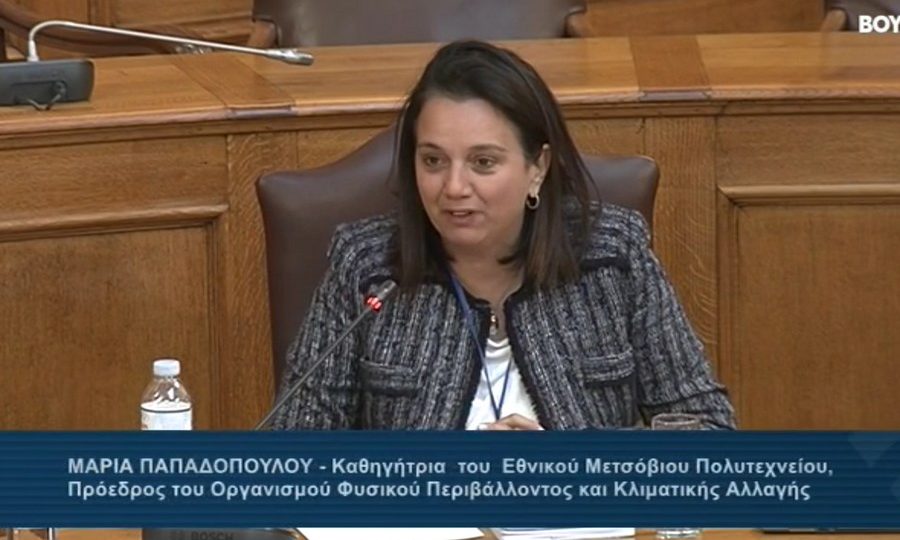 Συνεδρίαση της Ειδικής Μόνιμης Επιτροπής Ερευνας και Τεχνολογίας του Ελληνικού Κοινοβουλίου